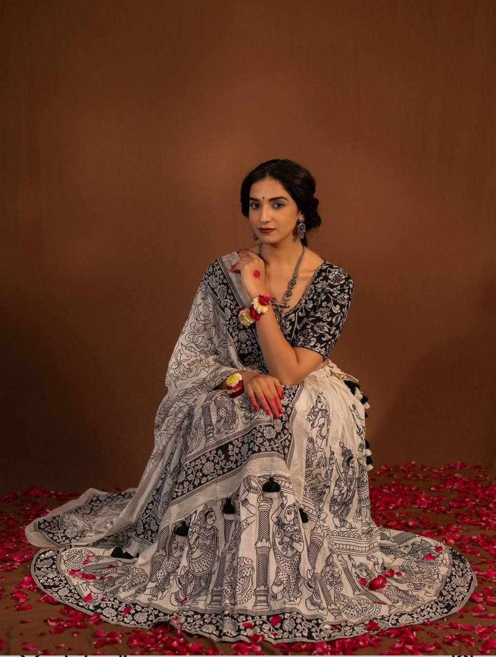 PC 440 - Pure Cotton Kalamkari Print Lehenga Set